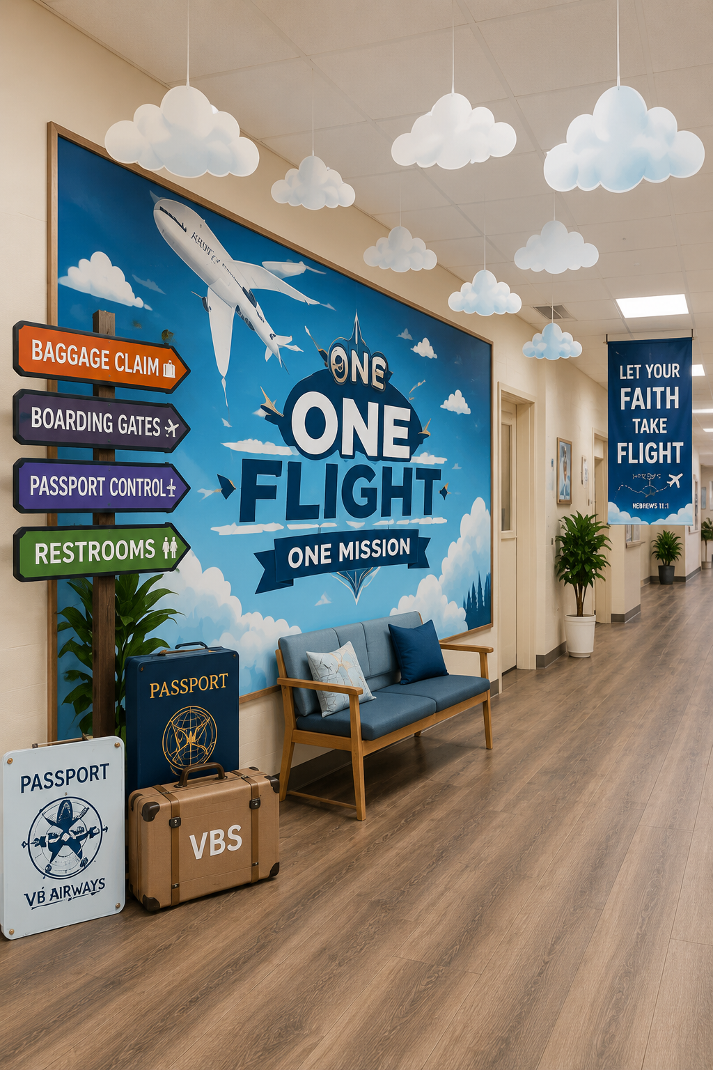 Printable Vacation Bible School decorations for churches