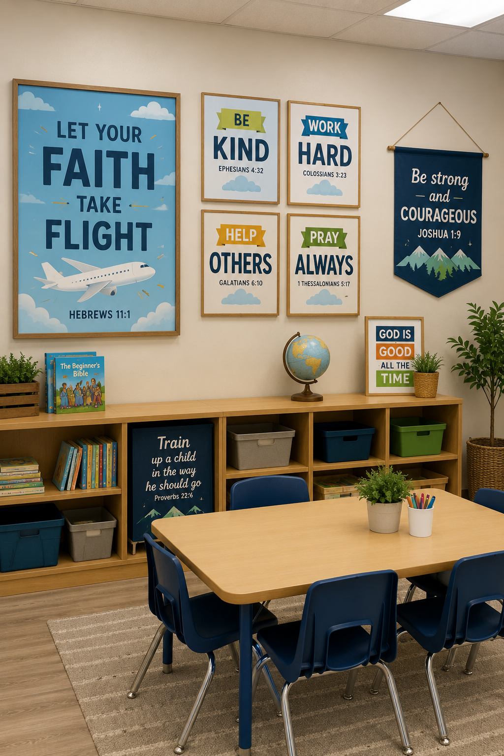 Printable Sunday School classroom decorations